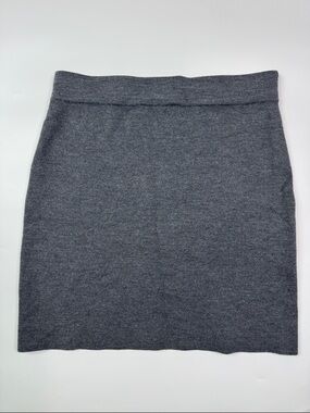 Krimson Klover Gray Merino Wool Penci Skirt Size Large